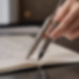 Elegant personalized wedding pen with intricate design