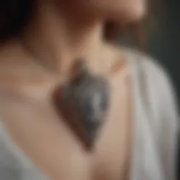 Elegantly designed urn necklace with photo compartment