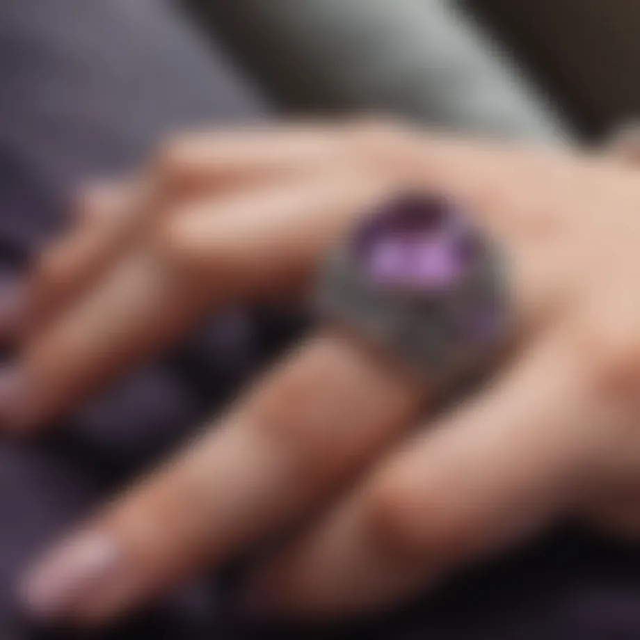 The Allure of 925 Silver Amethyst Rings: A Comprehensive Guide Introduction