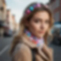 Stylish collection of bubble hair ties in various colors